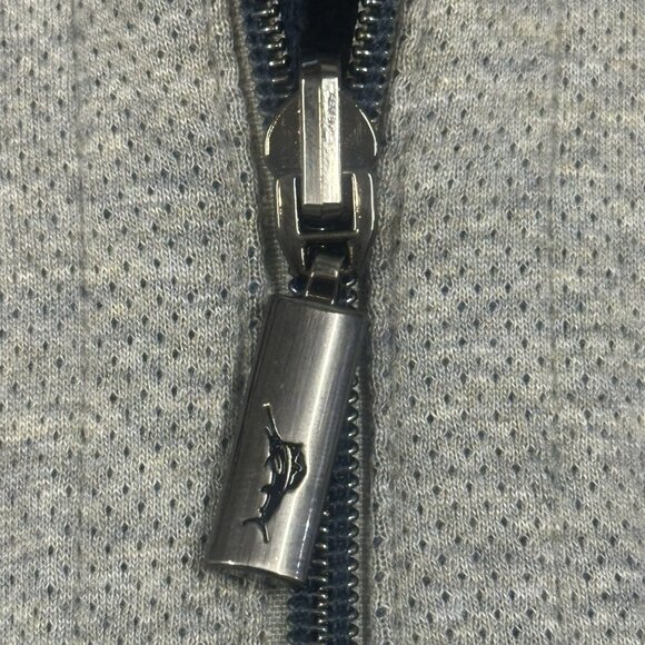 Tommy Bahama Men’s Small Reversible Vest Flipshore Full Zip Blue Gray Rockshade - Picture 4 of 10